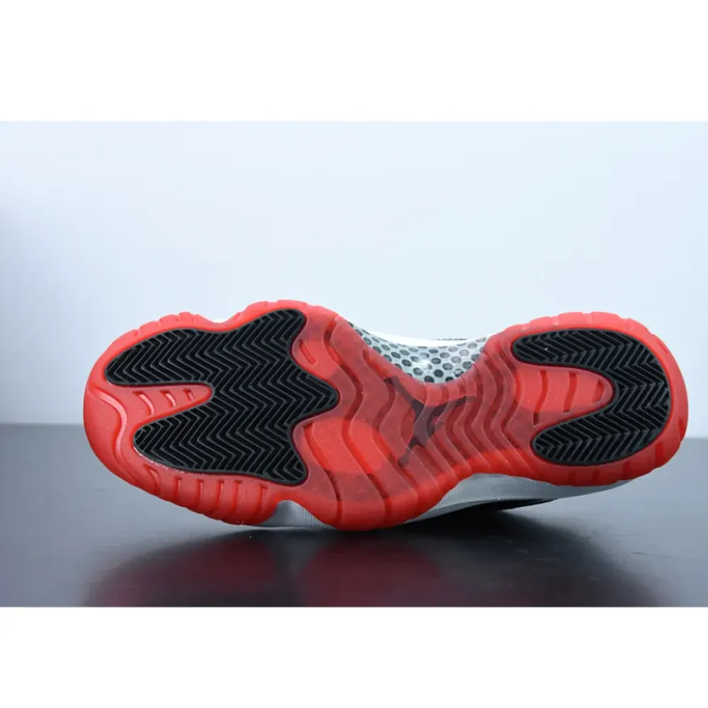 Air Jordan 11 Low “Bred” Black/True Red White  528895-012