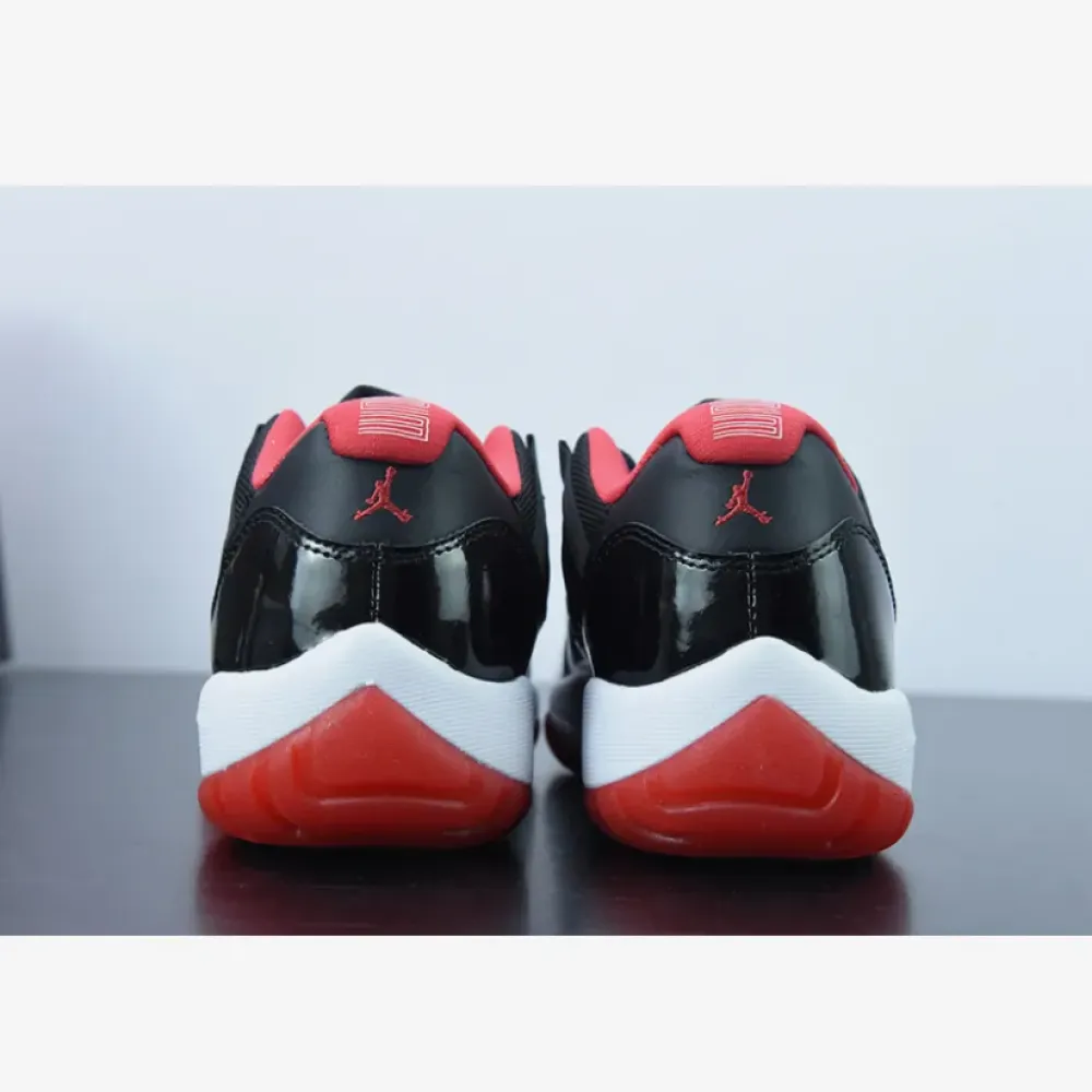 Air Jordan 11 Low “Bred” Black/True Red White  528895-012