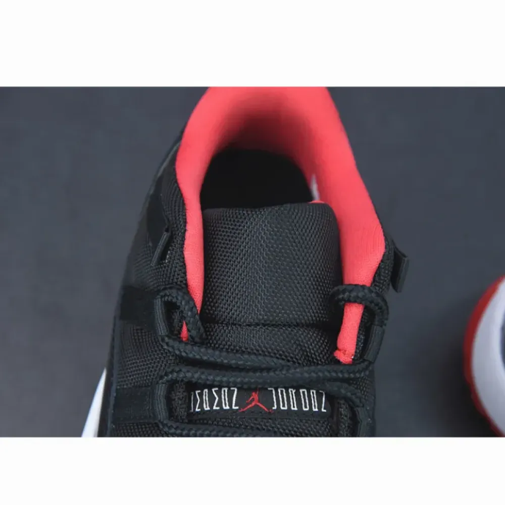 Air Jordan 11 Low “Bred” Black/True Red White  528895-012