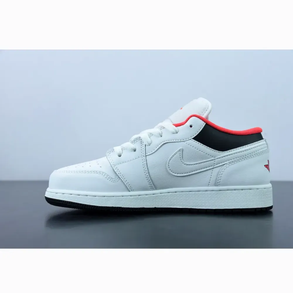 Air Jordan 1 Low GS ‘Chicago Home’ White Black Red  553560-160