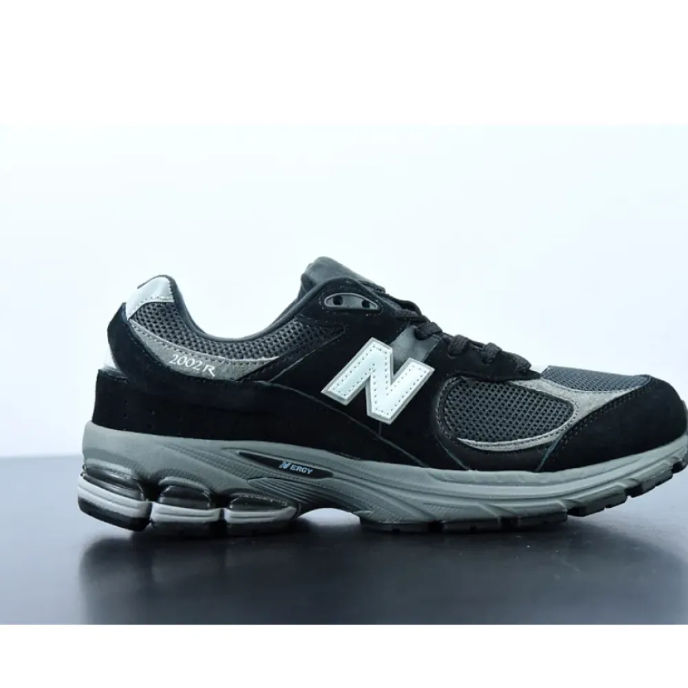New Balance 2002R Black Dark Grey White  M2002RR1