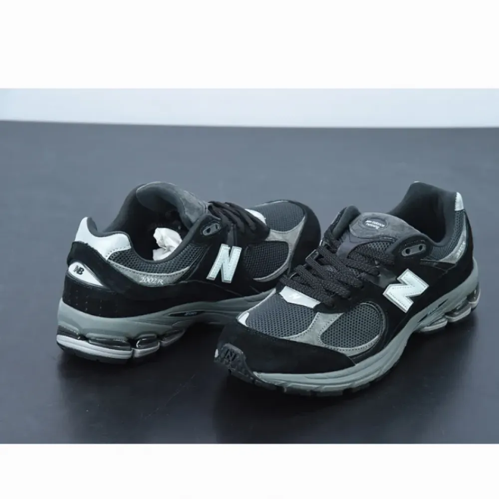 New Balance 2002R Black Dark Grey White  M2002RR1