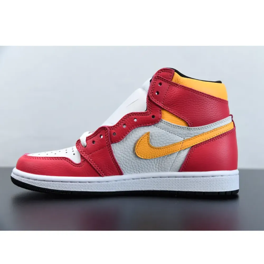 Air Jordan 1 High OG Light Fusion Red/White-Laser Orange-Black 555088-603