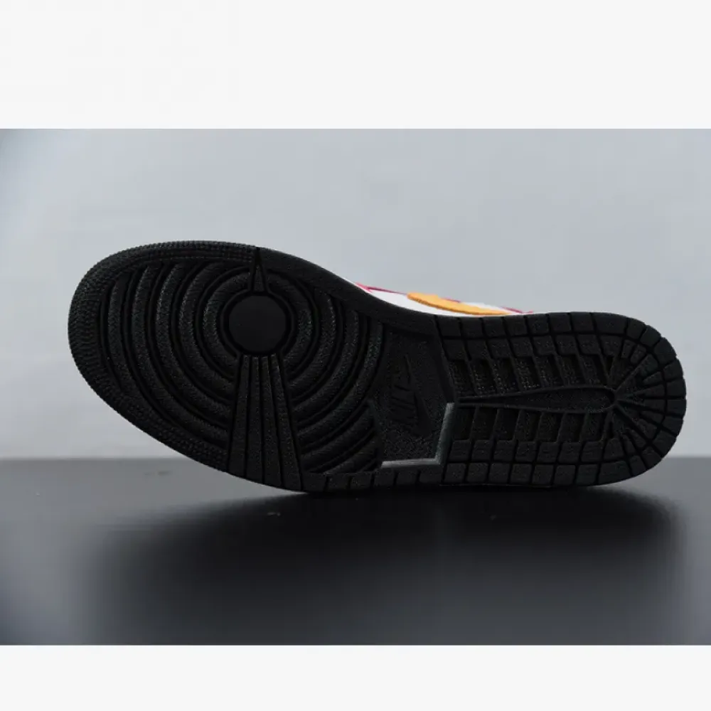 Air Jordan 1 High OG Light Fusion Red/White-Laser Orange-Black 555088-603