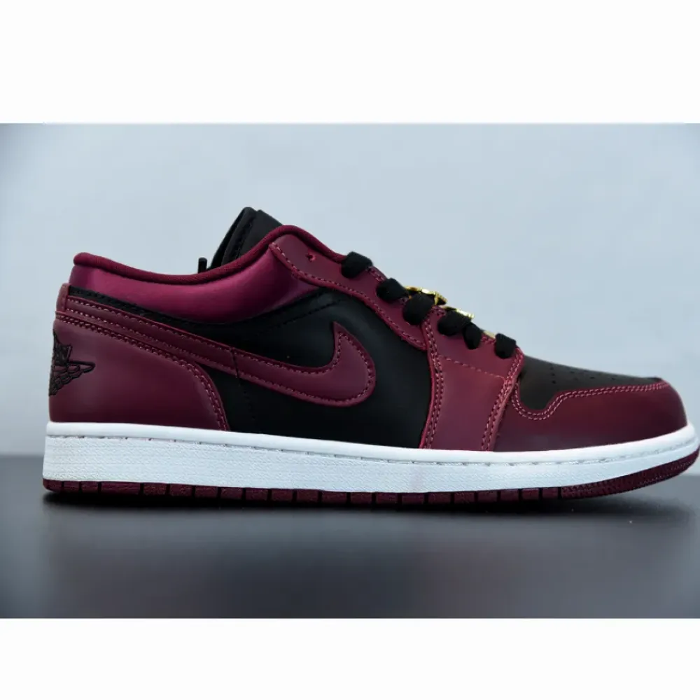 Air Jordan 1 Low Maroon Black  DB6491-600