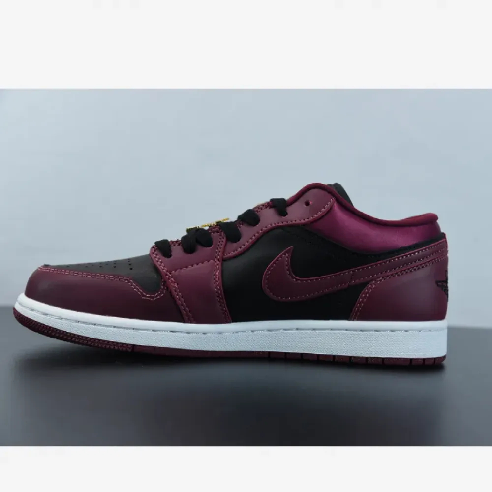Air Jordan 1 Low Maroon Black  DB6491-600