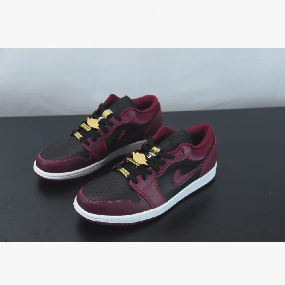Air Jordan 1 Low Maroon Black  DB6491-600