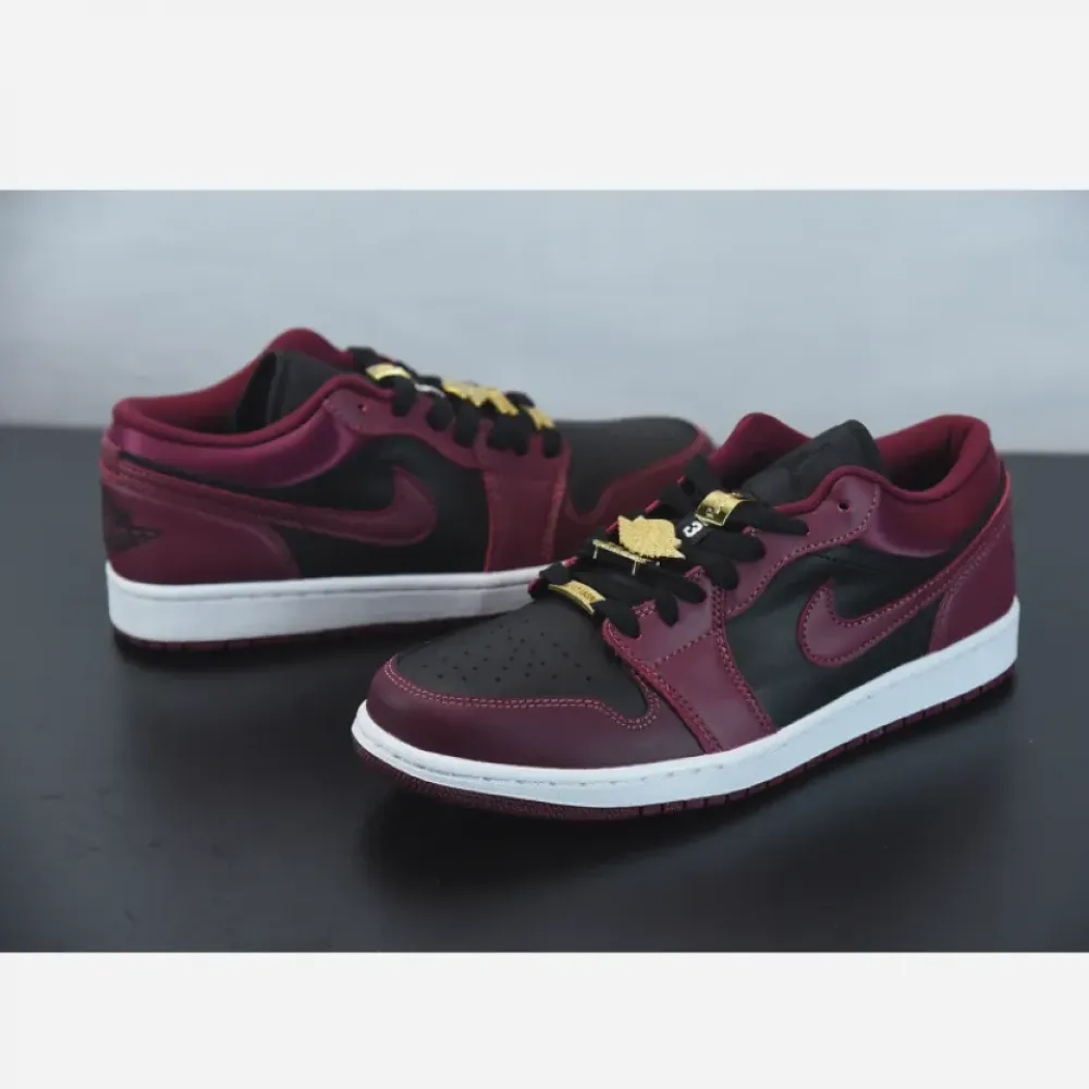 Air Jordan 1 Low Maroon Black  DB6491-600