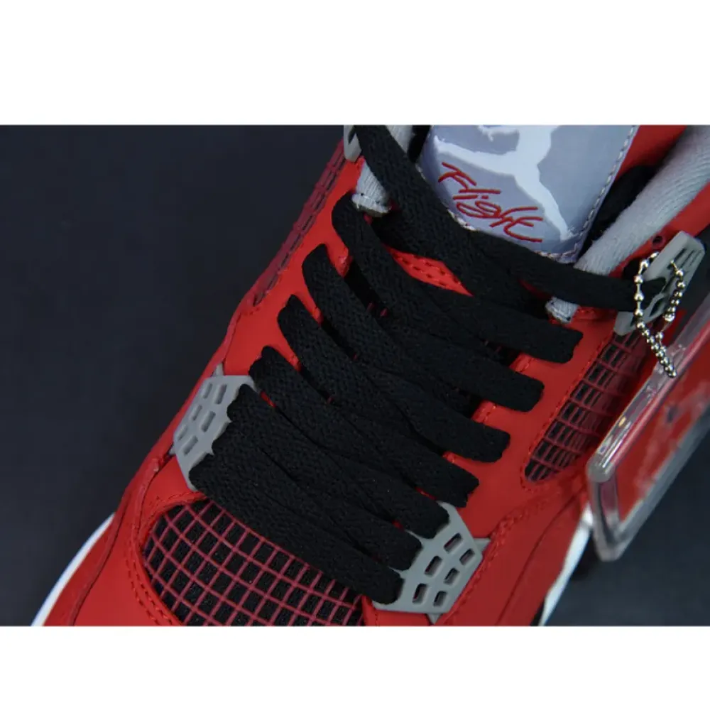 Air Jordan 4 “Toro” Fire Red/White-Black-Cement Grey 308497-603