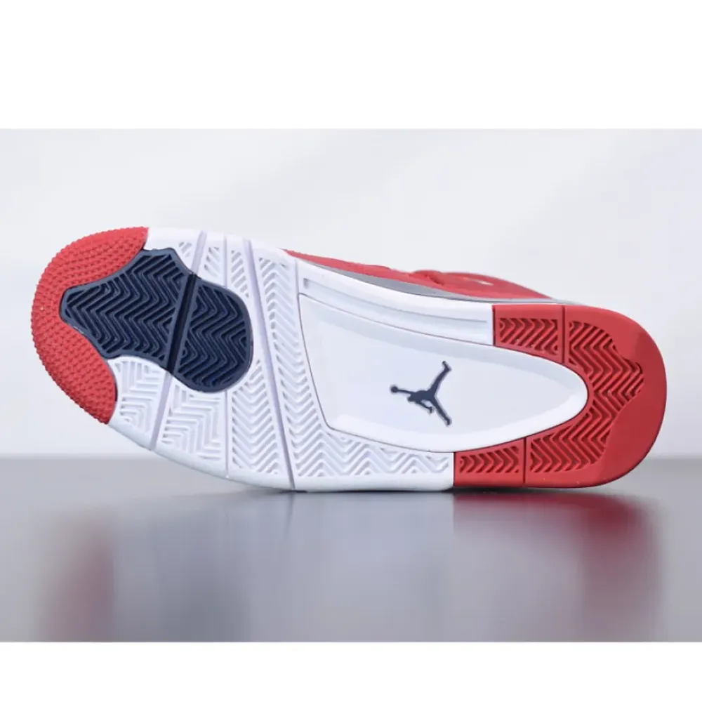 Air Jordan 4 SE “FIBA” Gym Red/White-Metallic Gold-Obsidian  CI1184-617