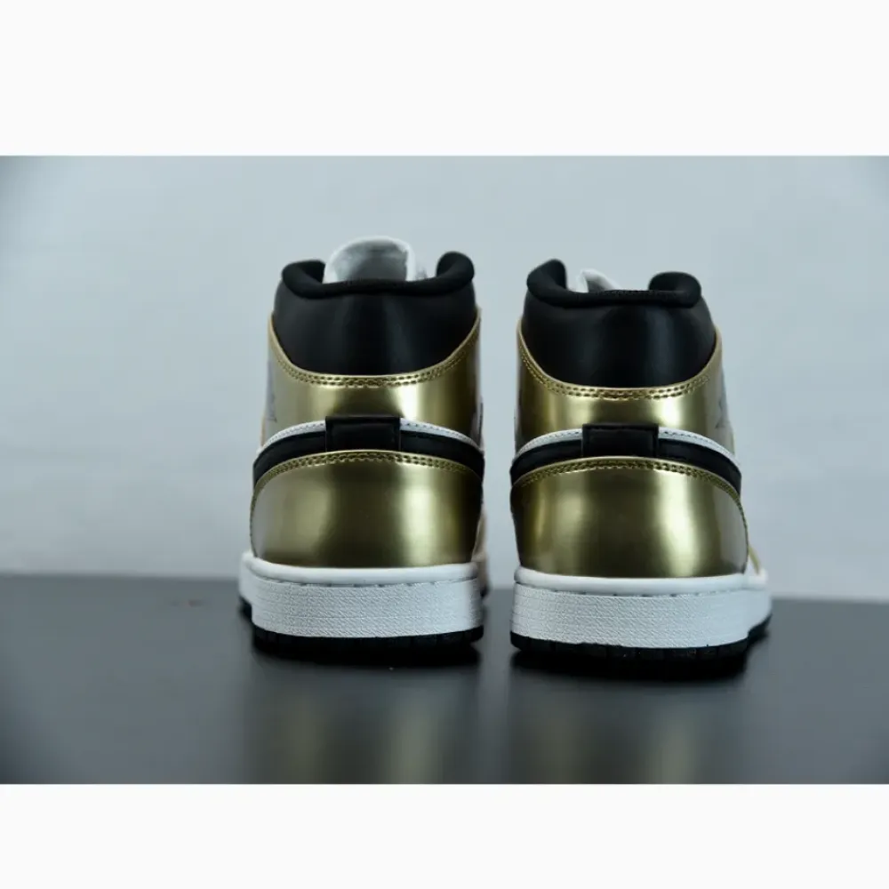 Air Jordan 1 Mid SE Metallic Gold/White-Black  DC1419-700