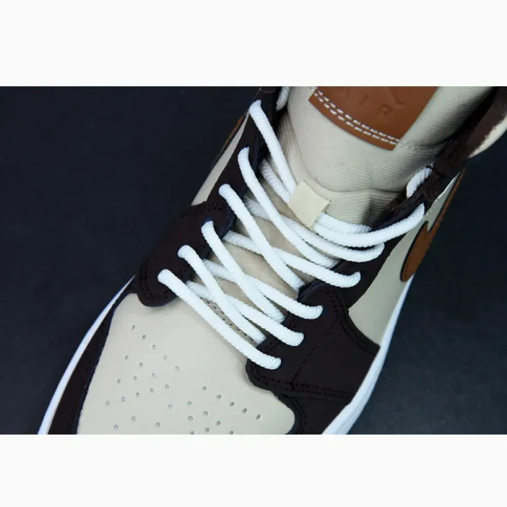 Air Jordan 1 Mid Brown Basalt/Oatmeal/White/Pecan  DO6699-200