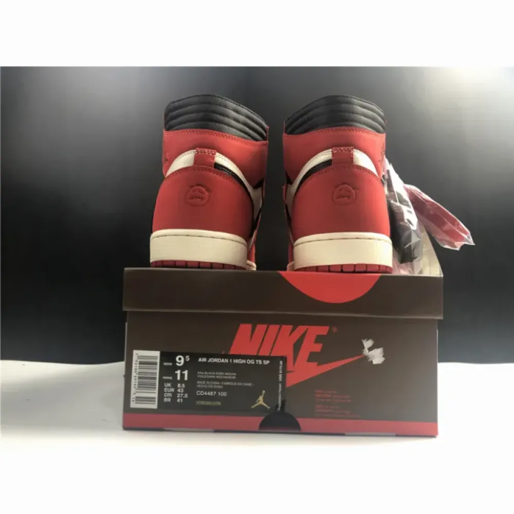 Travis Scott x Air Jordan 1 High OG “Chicago” Red White