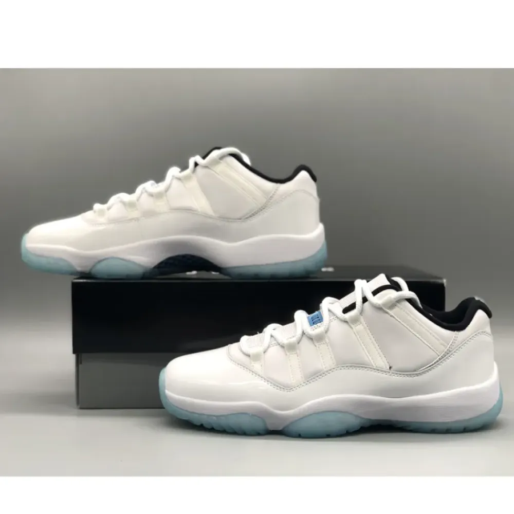 Air Jordan 11 Low “Legend Blue” White/Black-Legend Blue  AV2187-117