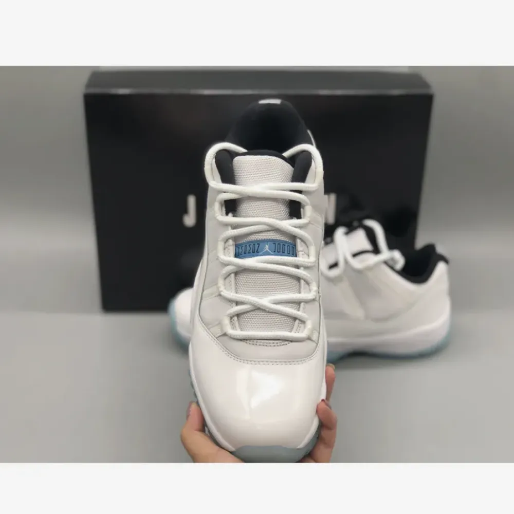 Air Jordan 11 Low “Legend Blue” White/Black-Legend Blue  AV2187-117