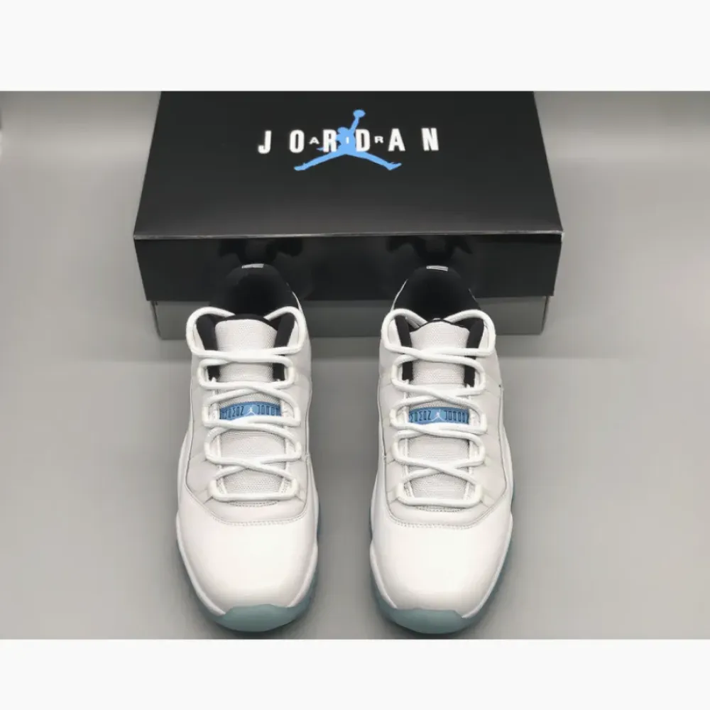 Air Jordan 11 Low “Legend Blue” White/Black-Legend Blue  AV2187-117