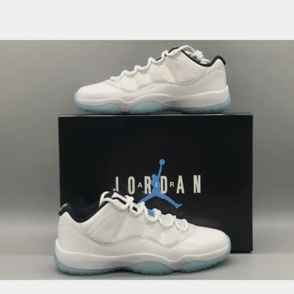 Air Jordan 11 Low “Legend Blue” White/Black-Legend Blue  AV2187-117