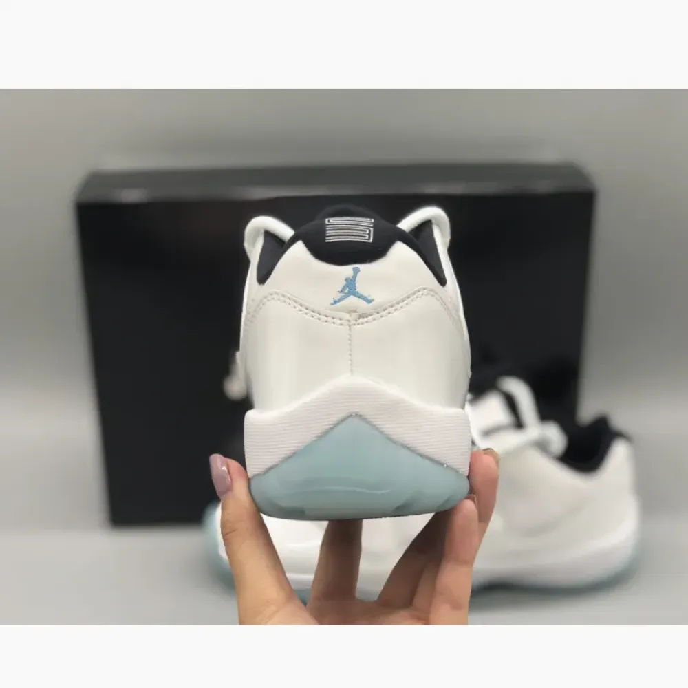 Air Jordan 11 Low “Legend Blue” White/Black-Legend Blue  AV2187-117