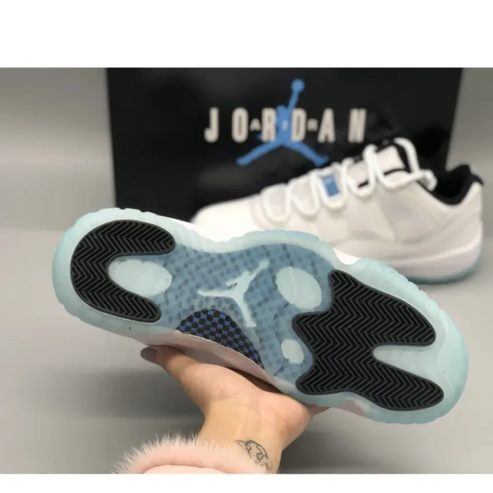 Air Jordan 11 Low “Legend Blue” White/Black-Legend Blue  AV2187-117