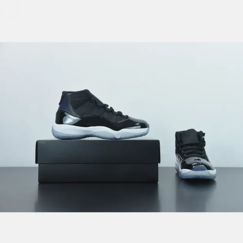 Air Jordan 11 “Space Jam” Black/Dark Concord-White  378037-003