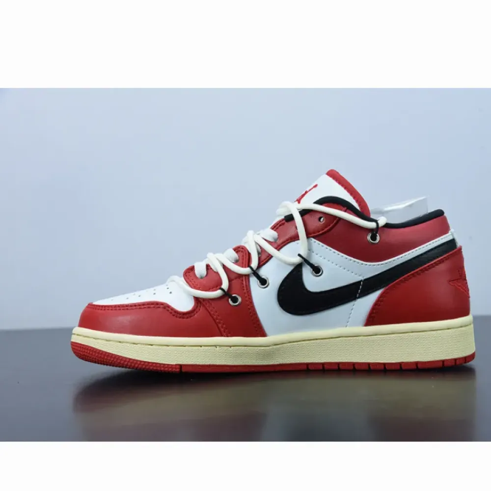 Custom Air Jordan 1 Low ‘Chicago’ Red White