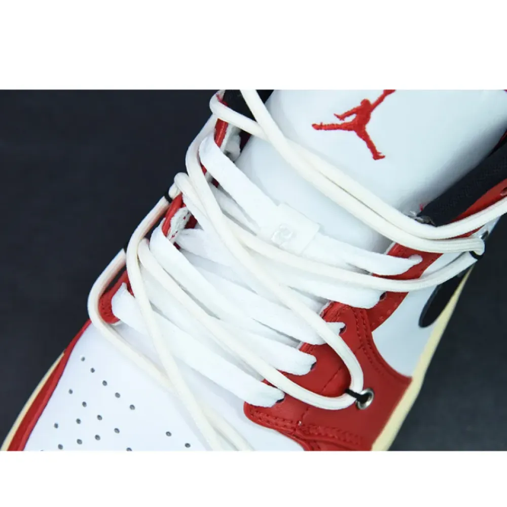 Custom Air Jordan 1 Low ‘Chicago’ Red White