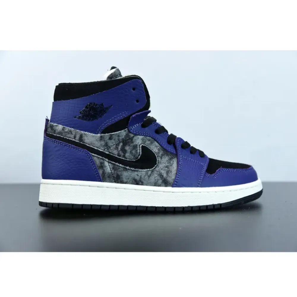 Air Jordan 1 Zoom Comfort “Bayou Boys” New Orchid/Lime Blast-Black DC2133-500