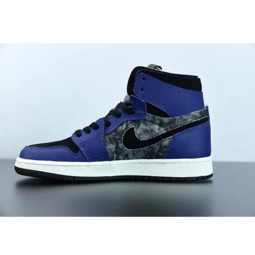 Air Jordan 1 Zoom Comfort “Bayou Boys” New Orchid/Lime Blast-Black DC2133-500