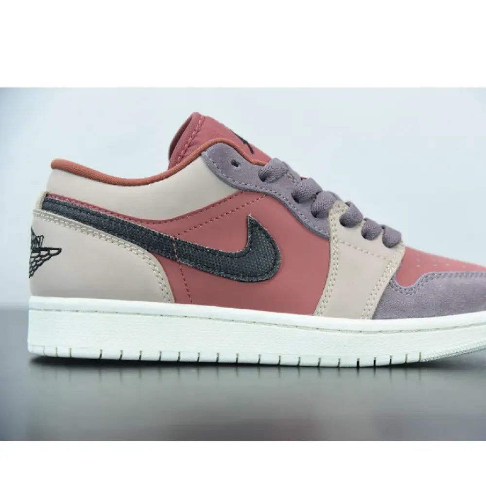 Air Jordan 1 Low GS Canyon Rust/Black-Purple Smoke  DC0774-602