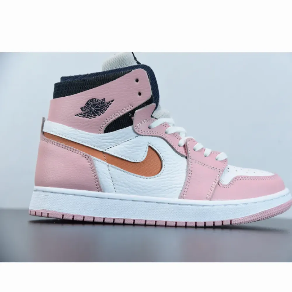 Air Jordan 1 Zoom Comfort Pink Glaze/Cactus Flower-White  CT0979-601