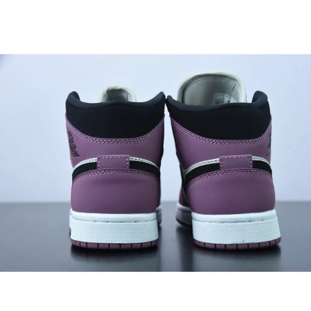 Air Jordan 1 Mid ‘Berry Pink’ Light Mulberry/Light Bone/White/Black DC7267-500