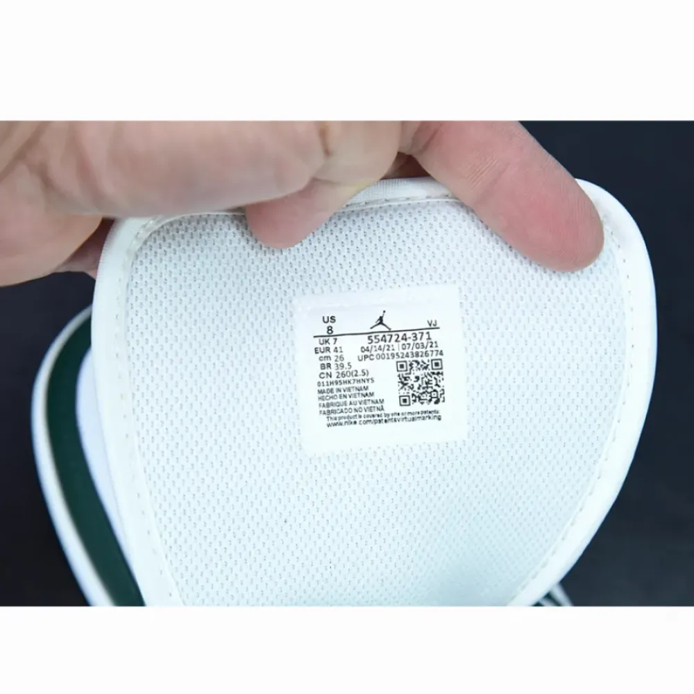 Air Jordan 1 Mid “Brazil” Green Yellow  554724-371