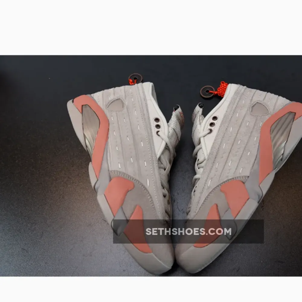 Clot x Air Jordan 14 Low Sepia Stone/Terra Blush/Desert Sand  DC9857-200