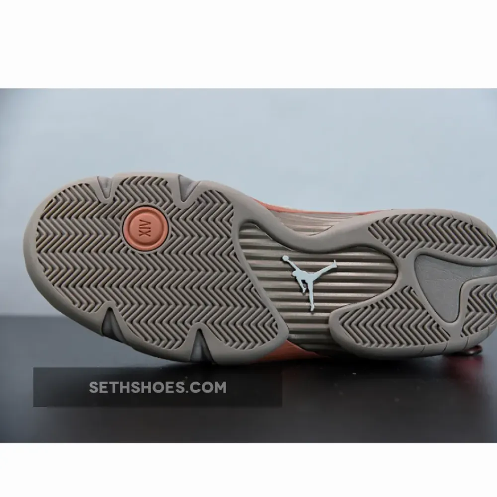 Clot x Air Jordan 14 Low Sepia Stone/Terra Blush/Desert Sand  DC9857-200