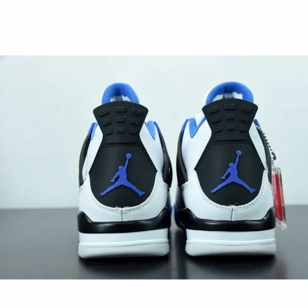 Air Jordan 4 “Motorsports” White/Game Royal-Black  308497-117