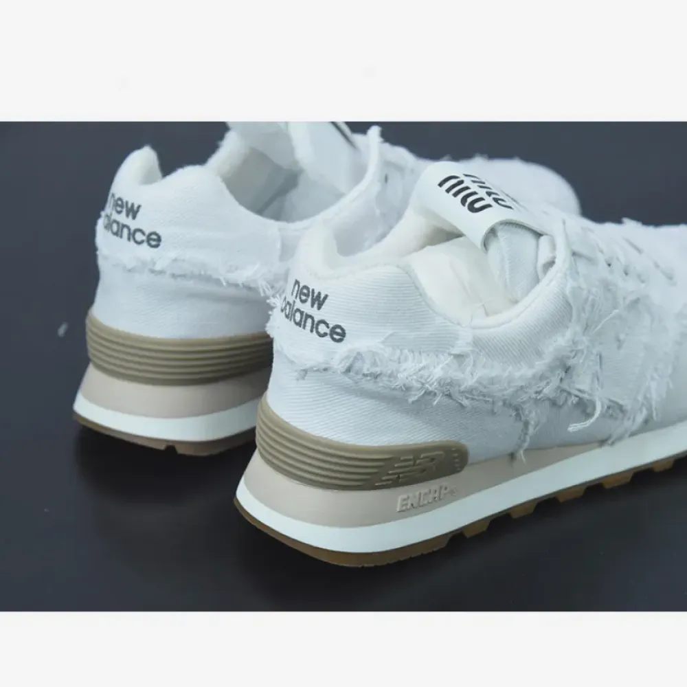 Miu Miu x New Balance 574 White