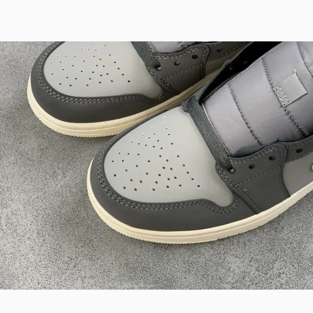 Air Jordan 1 Mid Light Grey/Dark Grey  BQ6472-020