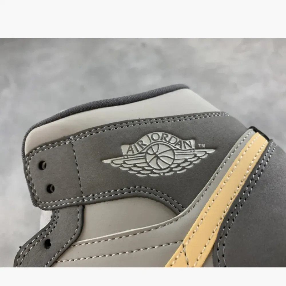 Air Jordan 1 Mid Light Grey/Dark Grey  BQ6472-020