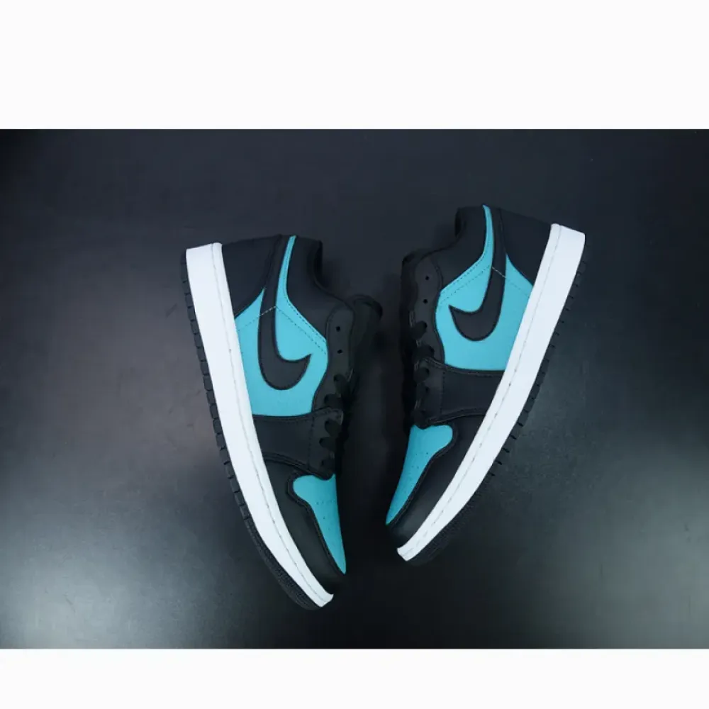 Air Jordan 1 Low Black/Blue  553558-026