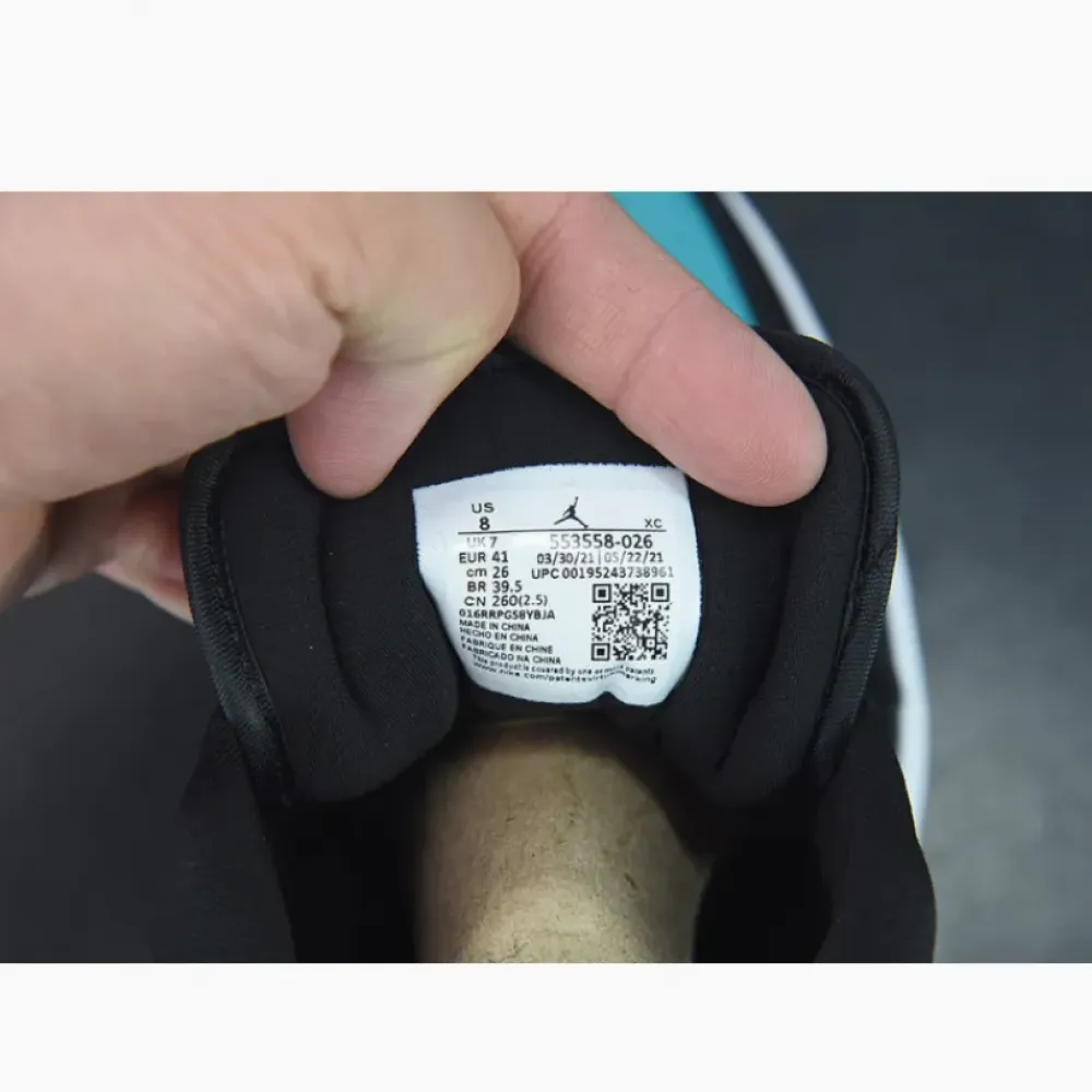 Air Jordan 1 Low Black/Blue  553558-026