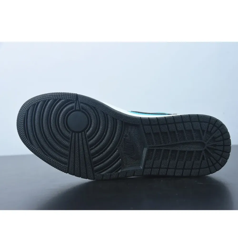 Air Jordan 1 Low Black/Blue  553558-026