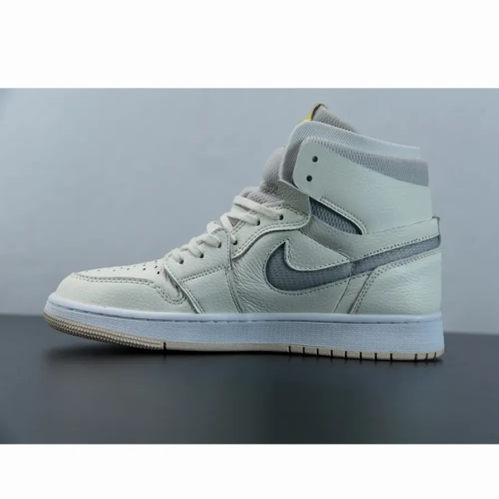 Air Jordan 1 Zoom CMFT Pearl White/Light Voltage Yellow  CT0979-107
