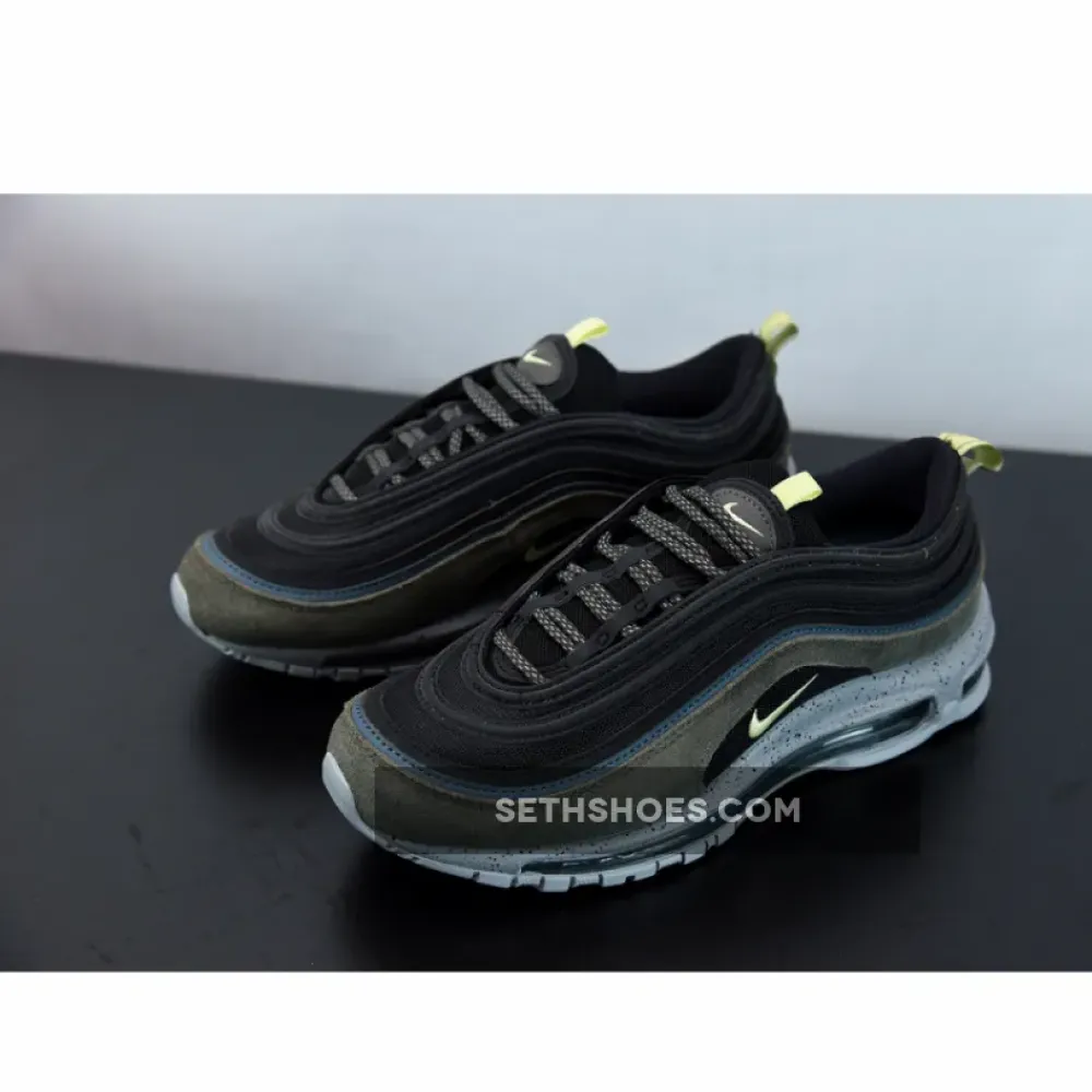Nike Air Max 97 Newsprint/Limelight/Black/Ash Green  DB4611-001