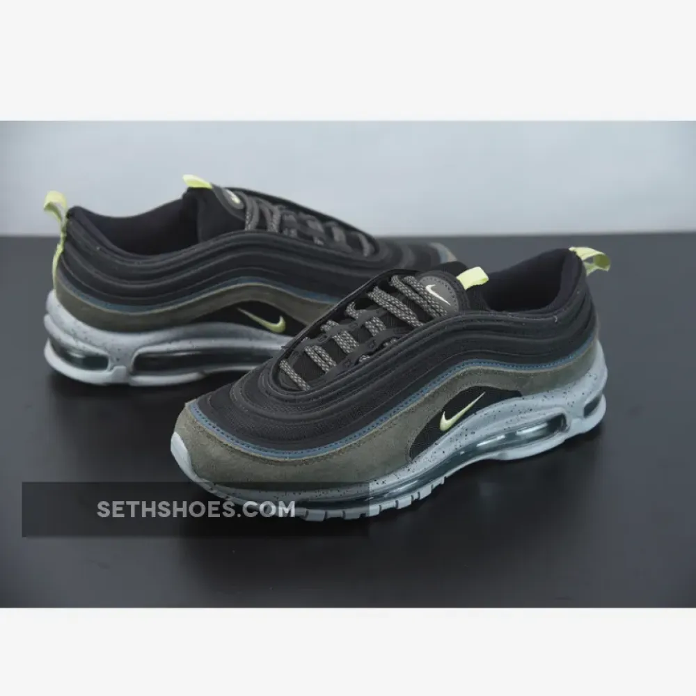 Nike Air Max 97 Newsprint/Limelight/Black/Ash Green  DB4611-001