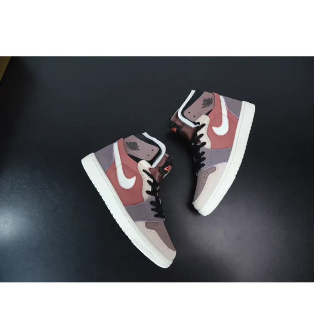 Air Jordan 1 Zoom Comfort Canyon Rust/Sail-Purple Smoke  CT0979-602