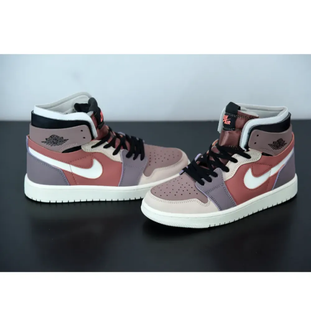 Air Jordan 1 Zoom Comfort Canyon Rust/Sail-Purple Smoke  CT0979-602