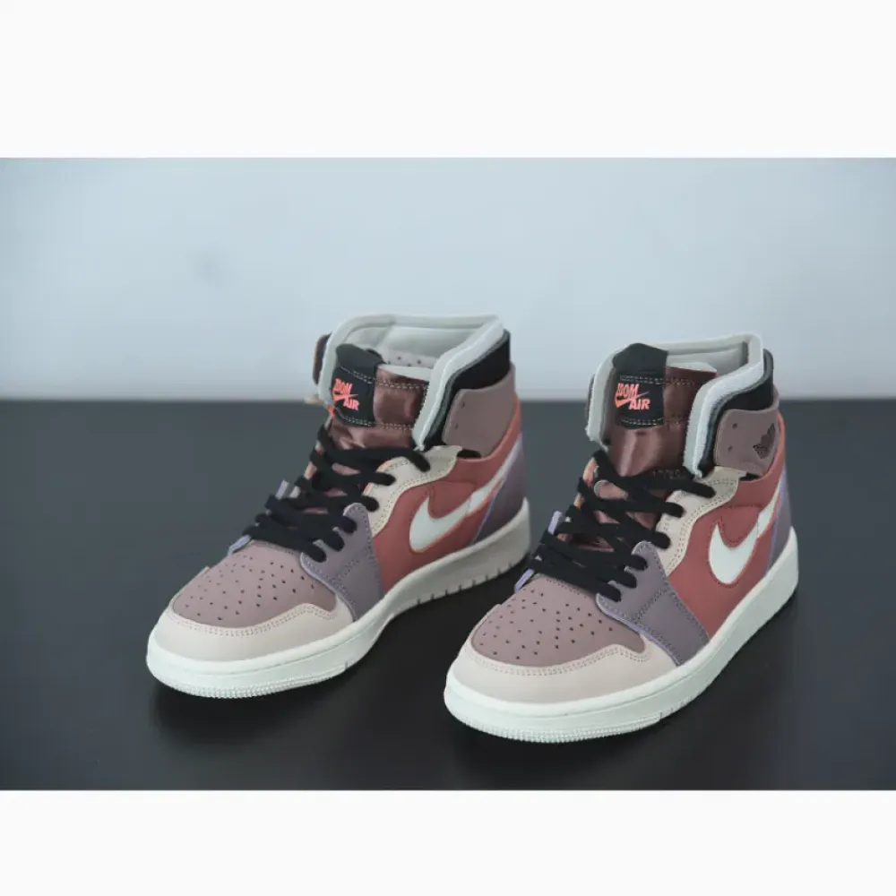 Air Jordan 1 Zoom Comfort Canyon Rust/Sail-Purple Smoke  CT0979-602