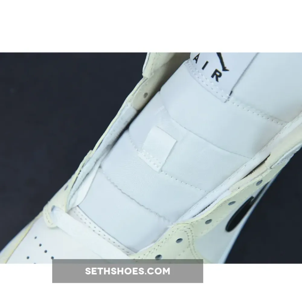 Air Jordan 1 Mid Coconut Milk/Black-White  BQ6472-121