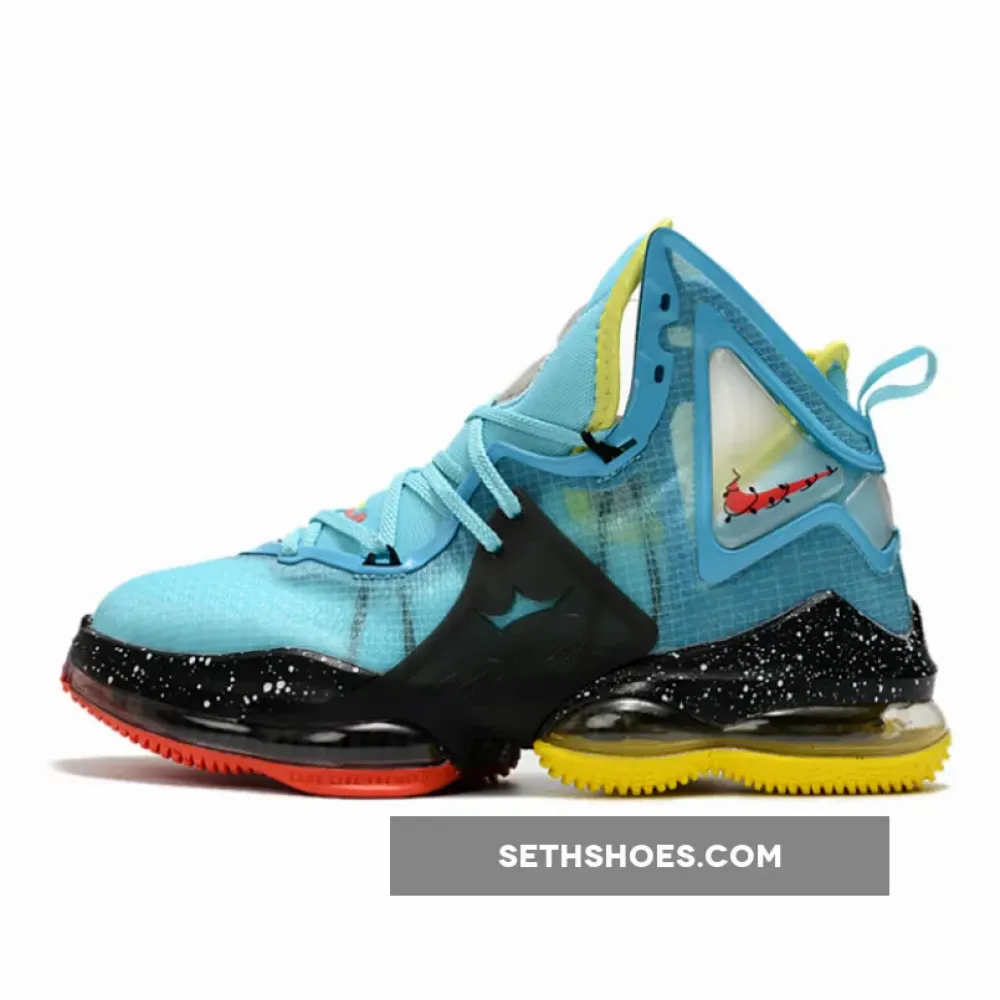 Nike LeBron 19 Polarized Blue/Crimson Bliss  DC9338-400