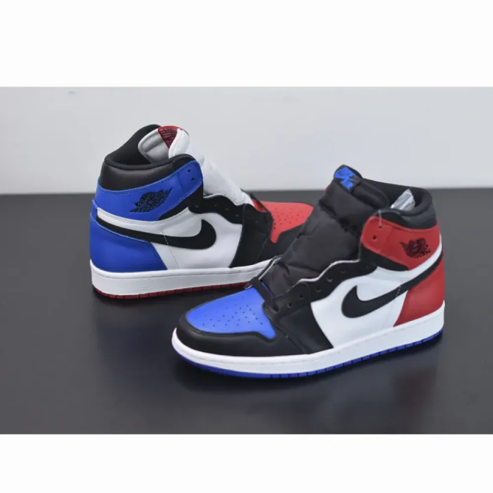 Air Jordan 1 Retro High “Top 3” Black/White-Varsity-Royal-Varsity Red 555088-026